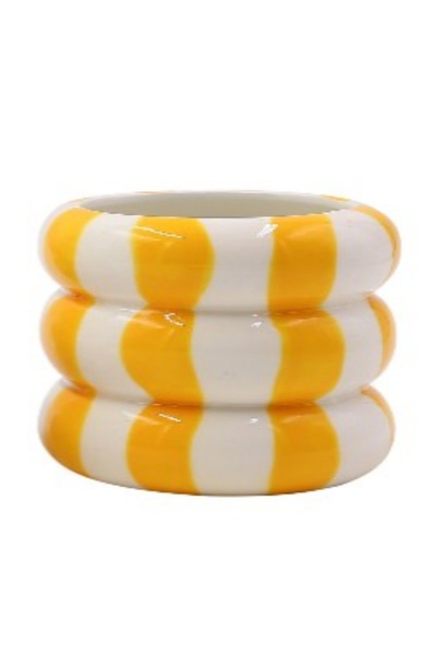 Que Rico - Lia Saksı Sarı&Beyaz