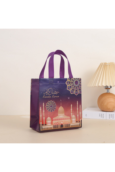 Choice6 ٨ قطع، مقاس ٢٣×٢٢×١١ سم، نمط C، ٤/٨/قطع، أكياس هدايا غير منسوجة بمقاب...