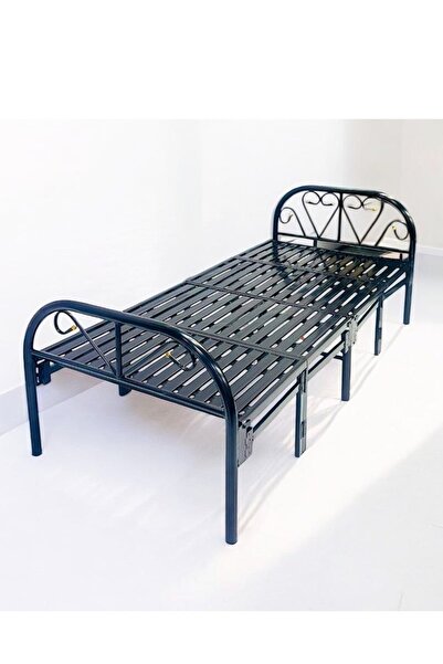 smart home Foldable Adjustable Single Bed 90x190cm – Heavy Duty Steel Frame