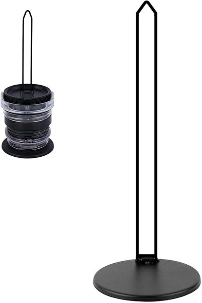 Arabest Tumbler Lid Organizer,Slim Vertical Storage for Up to 15 Lids,Counter...