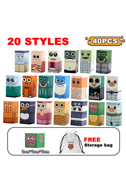 Choice NO Box Tung Tung Sahur‌ Tralalero Tralala‌ Magnetic Building Blocks Li...