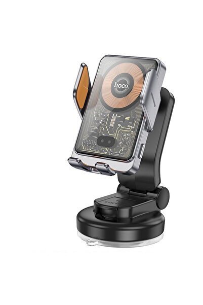 Hoco Suport pentru încărcare wireless, 15W - Transparent Discovery Edition (H...
