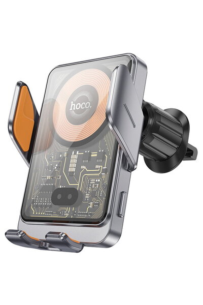 Hoco Suport pentru încărcare wireless, 15W - Transparent Discovery Edition (H...