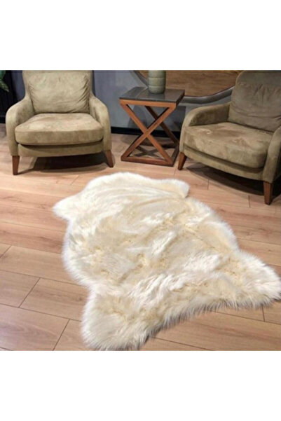 Artenova Covor premium, imitatie blana animale, alb