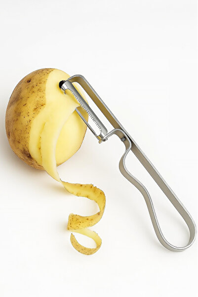 Soillium Paslanmaz Çelik Yan Soyacak Profesyonel Patates Soyacağı Ergonomik L...