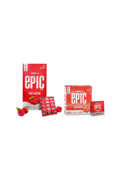 Manforce Condoms Performance Pack – Epic Pleasure & Raspberry – Power & Sensi...