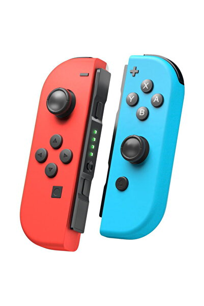 Techsuit Gamepad pentru Nintendo 450mAh , Rosu/Albastru