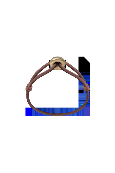 Wecord London Golden Soho Diamond Cord Bracelet