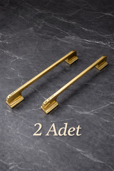 UĞUR HIRDAVAT 2 Adet Nehir 160mm Lüks Mobilya Mutfak Çekmece Dolap Kulpu Kulb...