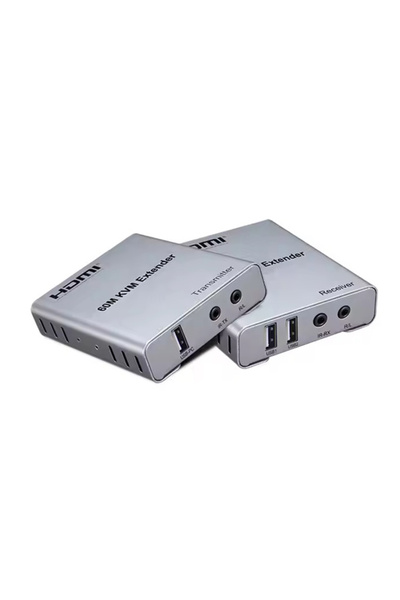 BD-1010HU 60MT HDMI USB Kvm Extender Fullhd Sesli HDMI ve Mouse Menzil Genişletici Uzatıcı CAT6