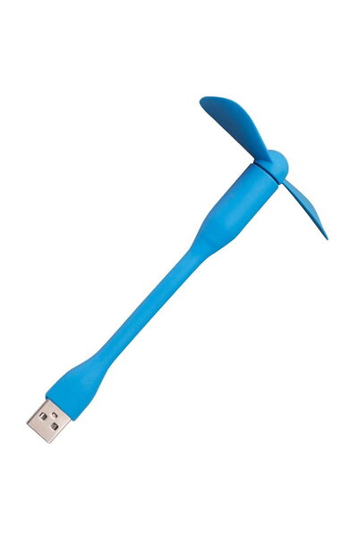 Techsuit Portable USB Fan, 5V - (TUF1) - Blue