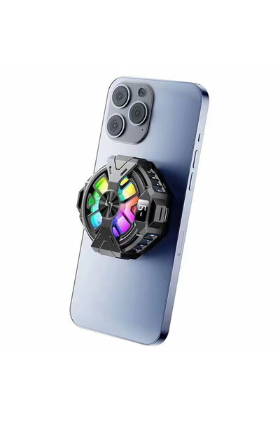 Techsuit Ventilator telefon, RGB - (P 60) - Negru