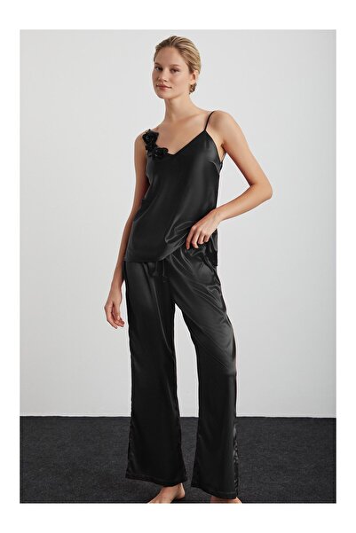 Kom Rose Saten Pants