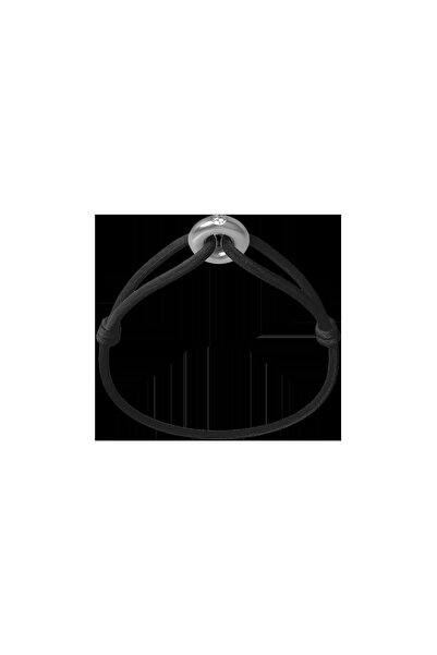 Wecord London Silver Soho Diamond Cord Bracelet