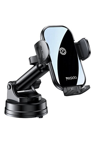Yesido Wireless Car Holder, Universal, 15W - (C197) - Black