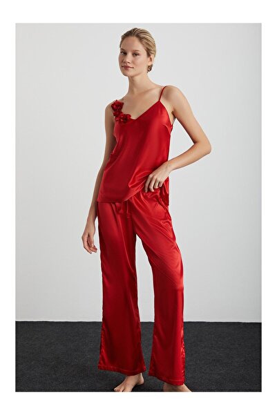 Kom Rose Saten Pants