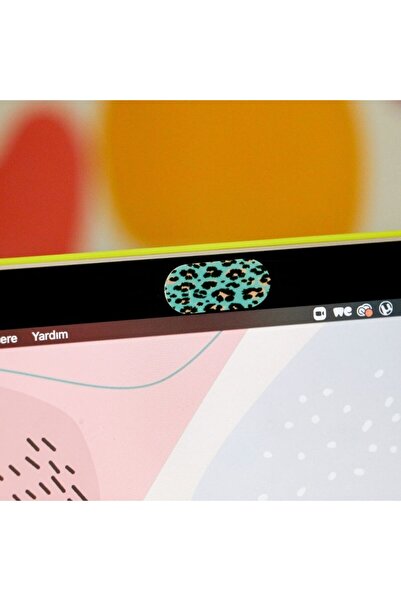 Funsy غطاء كاميرا الكمبيوتر المحمول | بنقشة جلد النمر