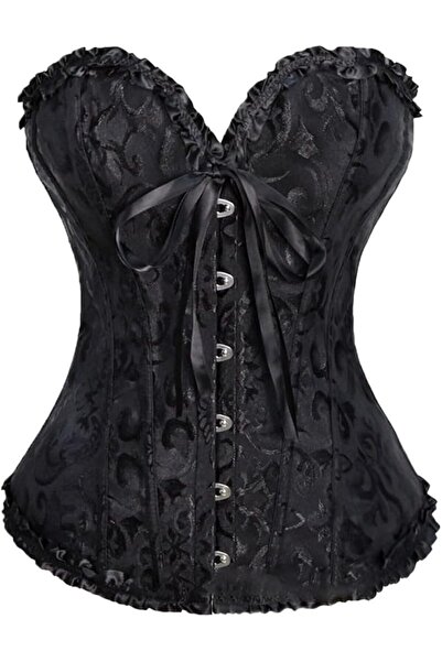 Generic Wedding body-shaping corset with floral trim