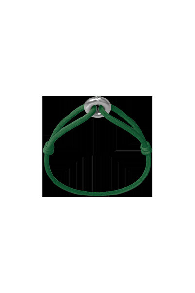 Wecord London Silver Soho Diamond Cord Bracelet