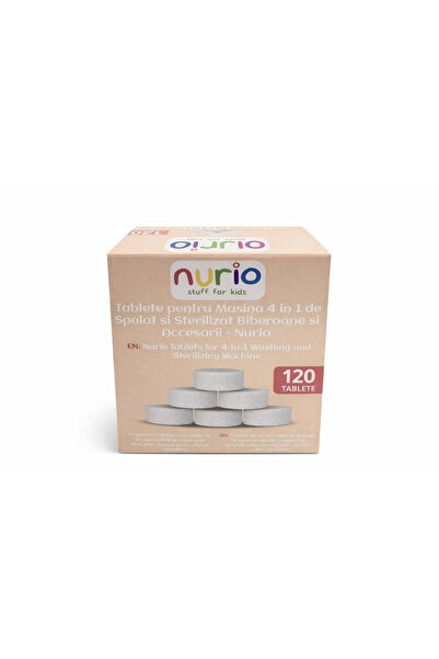Nurio Tablete pentru Masina 4 in 1 de Spalat si Sterilizat Biberoane si Accesorii –