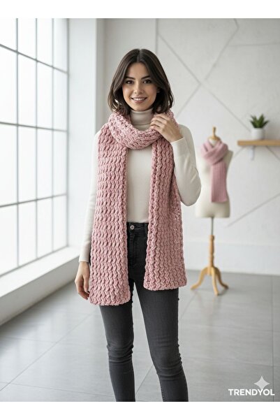 stylna Χειροποίητο μάλλινο σάλι 206*19