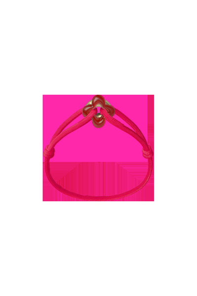 Wecord London Red Clover Cord Bracelet