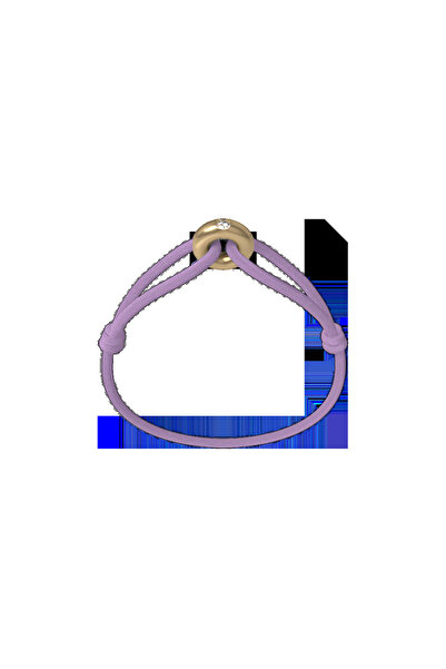 Wecord London Golden Soho Diamond Cord Bracelet