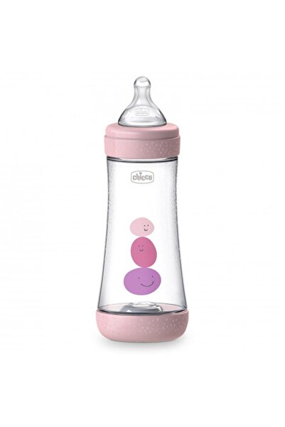 Chicco زجاجة رضاعة بيرفكت 5 المضادة للمغص، سعة 300 مل، حلمة سيليكون سريعة الت...