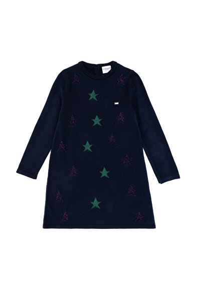 U.S. Polo Assn. Girl's Navy Blue Knitwear Dress 50316806-Vr033