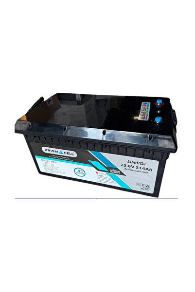 Prisma Cell Lifepo4 akü 314ah 25.6 volt TURBO FAST CHARGING karavan, marin, s...