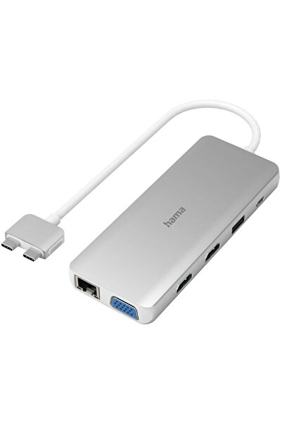 Hama Docking Station 00200133, Silver