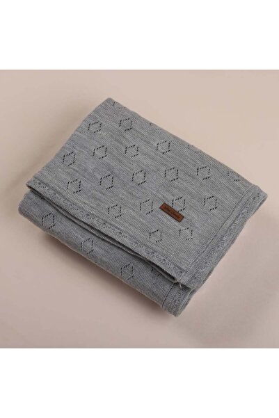 Generic Mini Gentle Knitted Baby Wrap - Soft and Safe - Gray