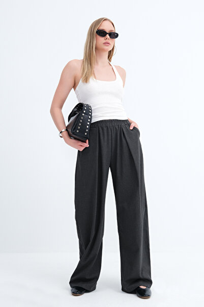 Addax Elastic Waist Trousers Pn18034