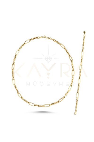 Kayra Mücevher Ataç Altın Kolye ve Bileklik TK19