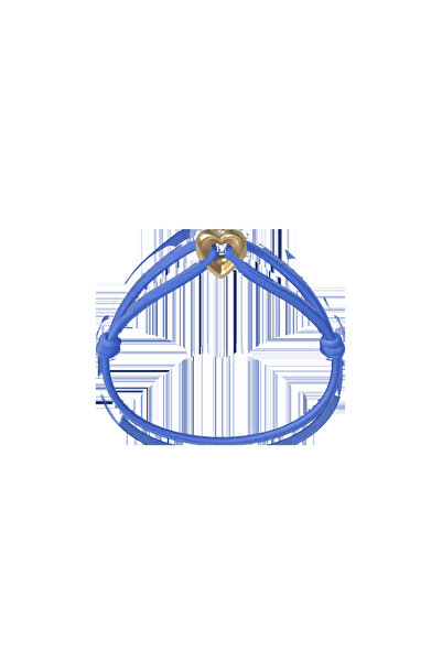 Wecord London Golden Heart Cord Bracelet