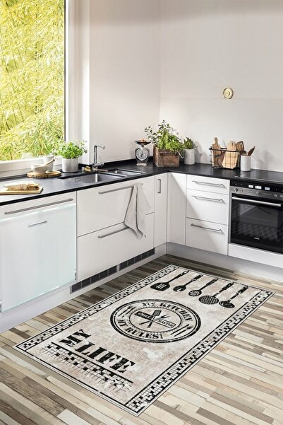 Artenova Covor pentru bucatarie cu print digital, WARD, 80x150 cm, poliester,...