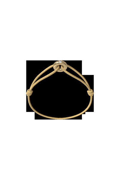 Wecord London سوار صغير ذهبي من سوهو مرصع بالألماس