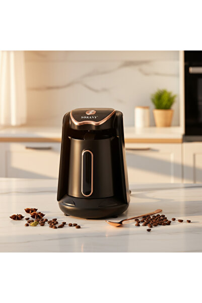 SOKANY ماكينة قهوة تركية كهربائية | 600 واط تحضير سريع | مستشعر مضاد للفيضان ...