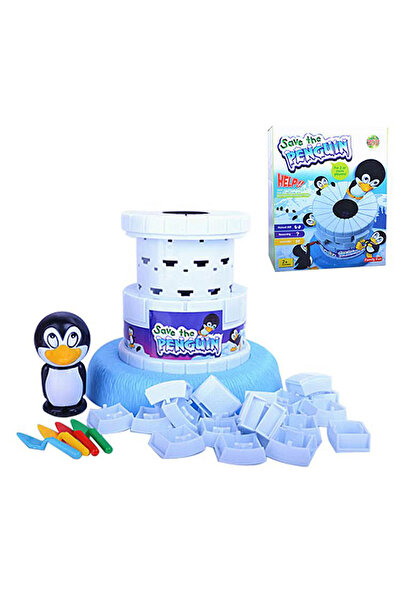 sharpdo Children's Educational Toys Rescue Penguin Pirate Barrel Demolition Wall
