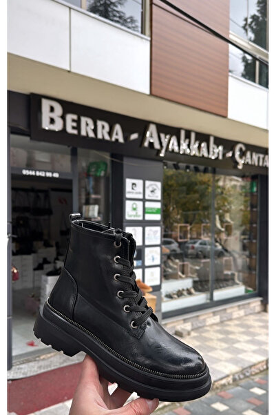 FELES Rugan Termo Taban Fermuar ve ipli Spor Kadın Postal