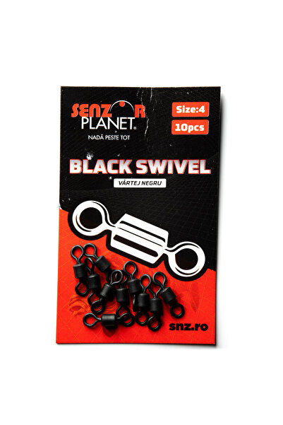 Senzor Planet VARTEJ NEGRU NR 4 (BLACK SWIVEL) 10buc