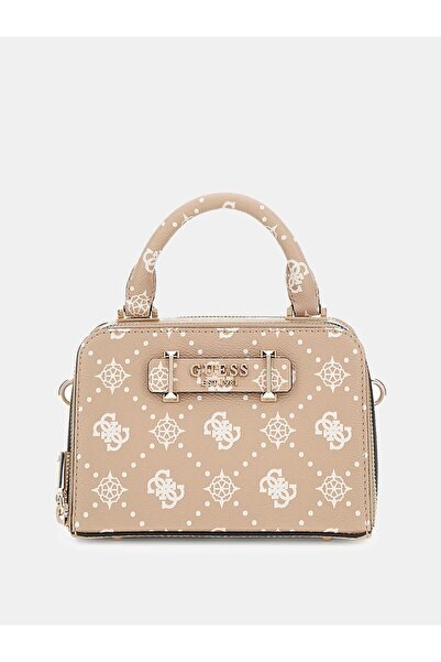 Guess حقيبة يد صغيرة بشعار الفاوانيا من سيليا 4G