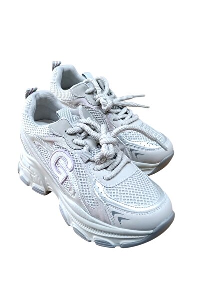 Guja 26y323 Жіночі кросівки на товстій підошві з блискітками