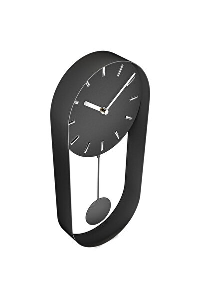 OEM Ceas cu pendul cu cuarț negru Mebus 12931