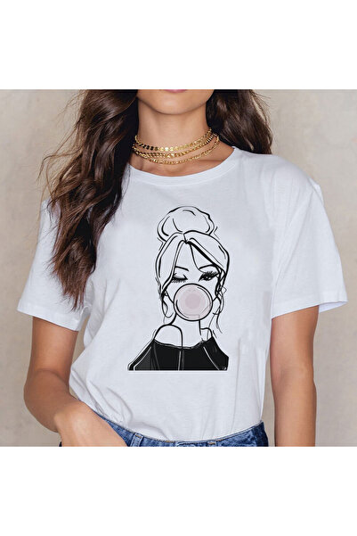 Kartier Tricou Dama Alb Bubble Girl