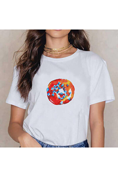 Kartier Tricou Dama Alb Ice Donut