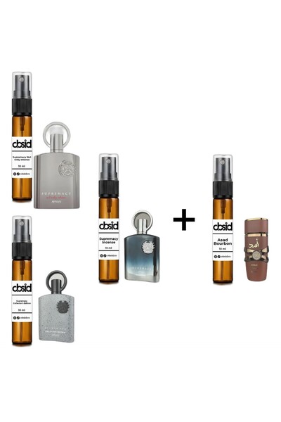 Afnan Supremacy Collection - Set of 4 Decanters 10ml