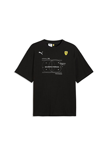 Puma Ferrari Premium Tee Men's Casual T-Shirt 63423101 Black