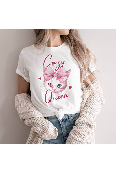 Kartier Tricou Dama Alb Cozy Queen