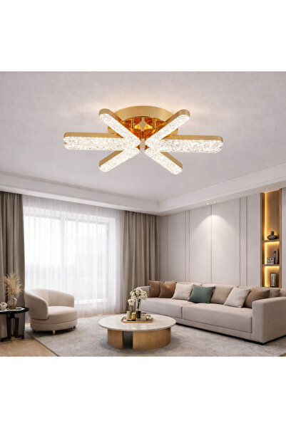 proled Candelabru LED cu telecomandă 40W ACR-8090 Auriu, Design în formă de V...